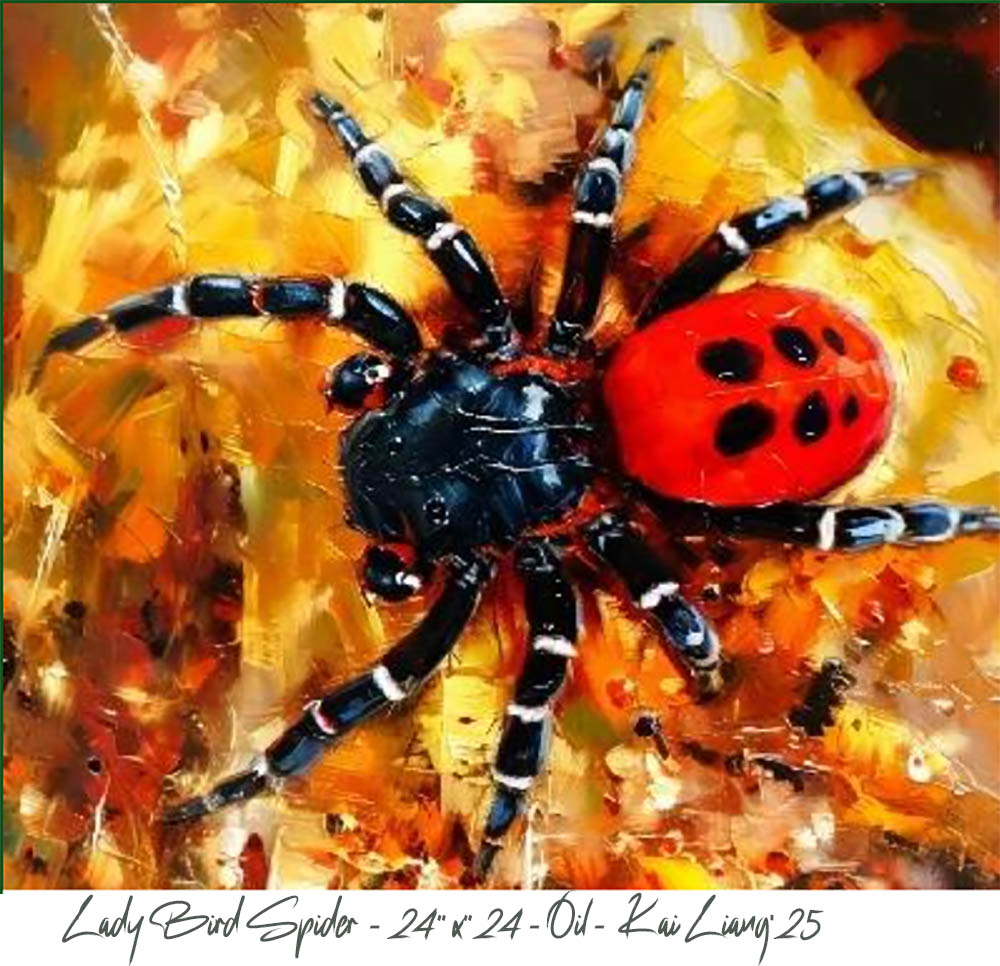 Painting of Ladybird Spider by K.Liang